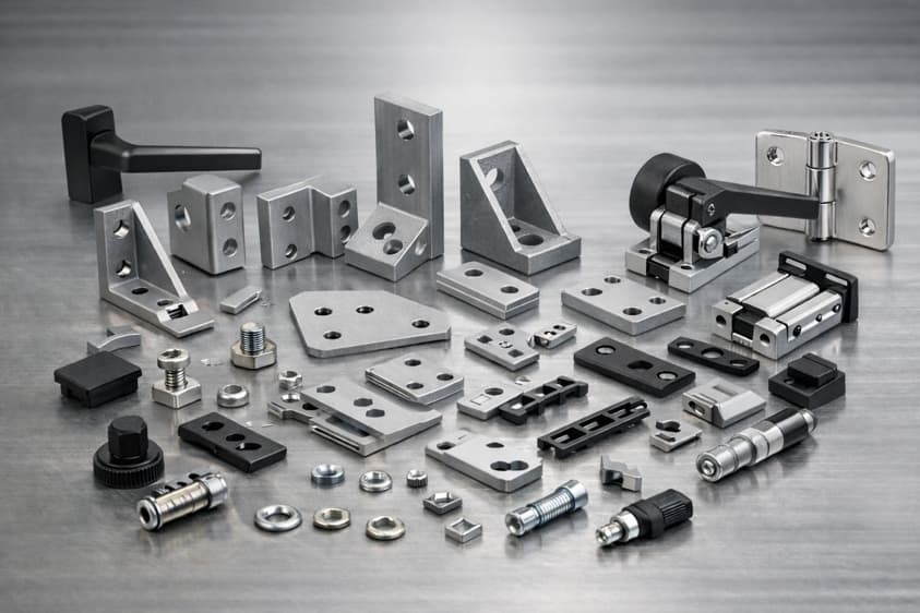 Accessoires pour menuiseries aluminium