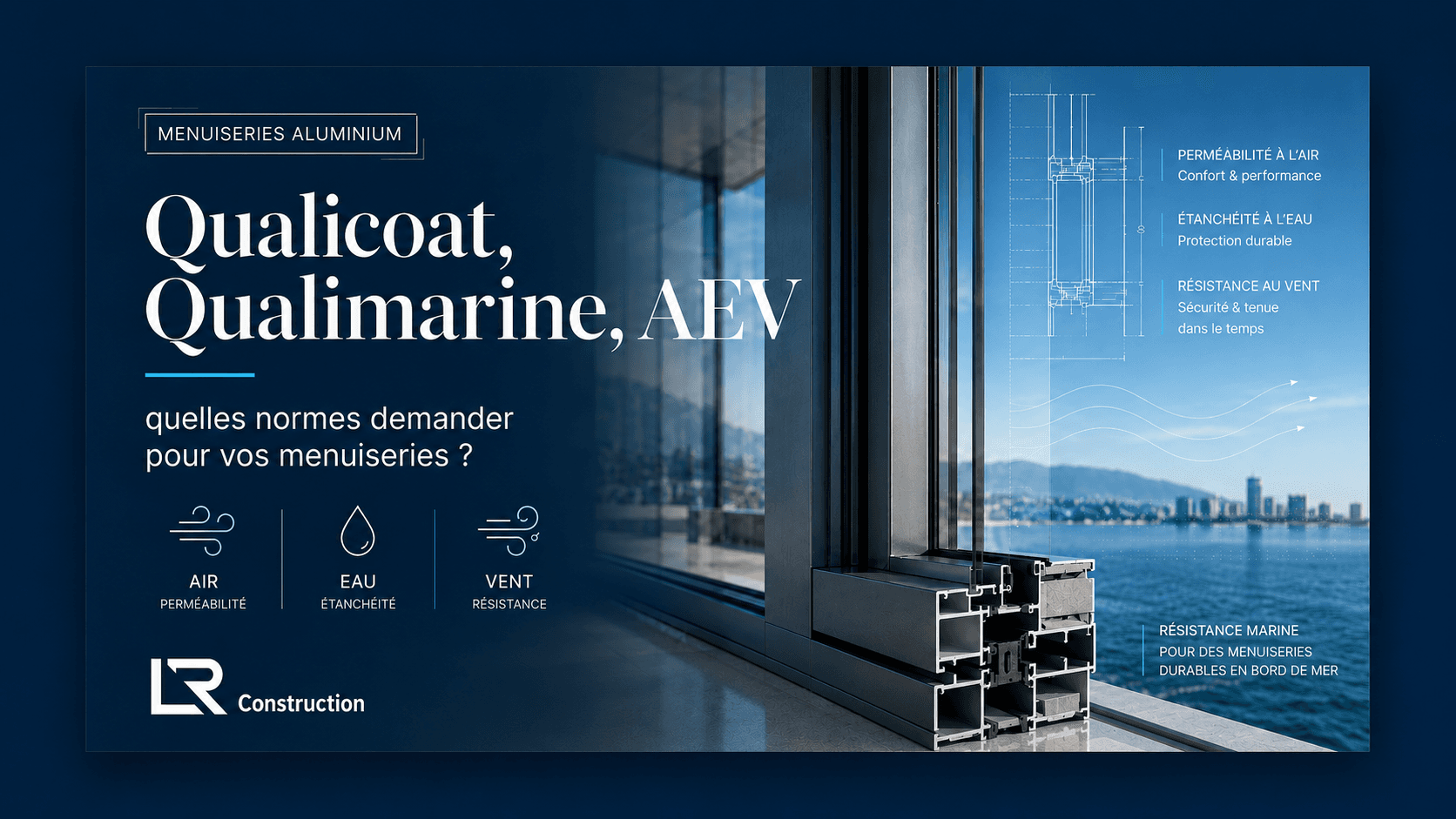 Qualicoat, Qualimarine, AEV : quelles normes demander pour vos menuiseries ?